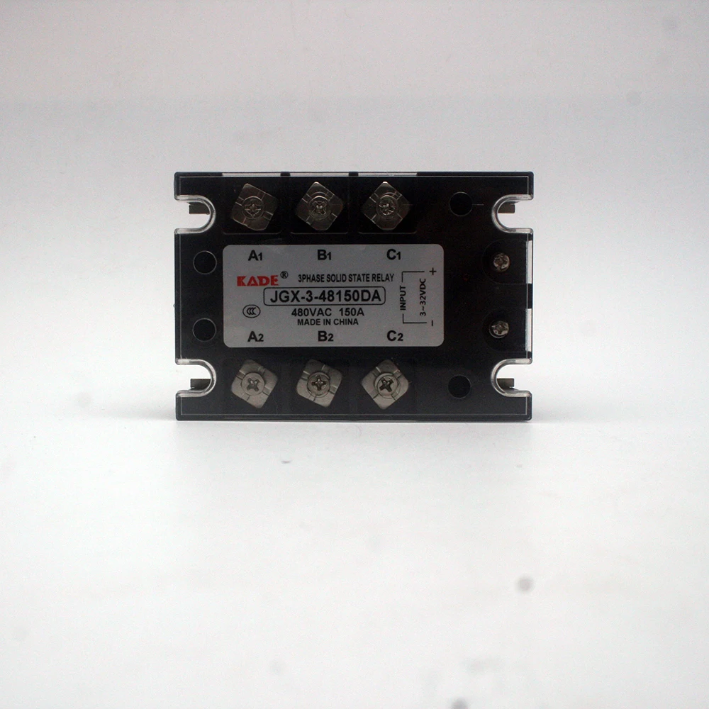 

Jgx-3/SSR-3 100DA/120DA/150DA/200DA DC Control AC трехфазное твердотельное реле 480VAC 3-32VDC
