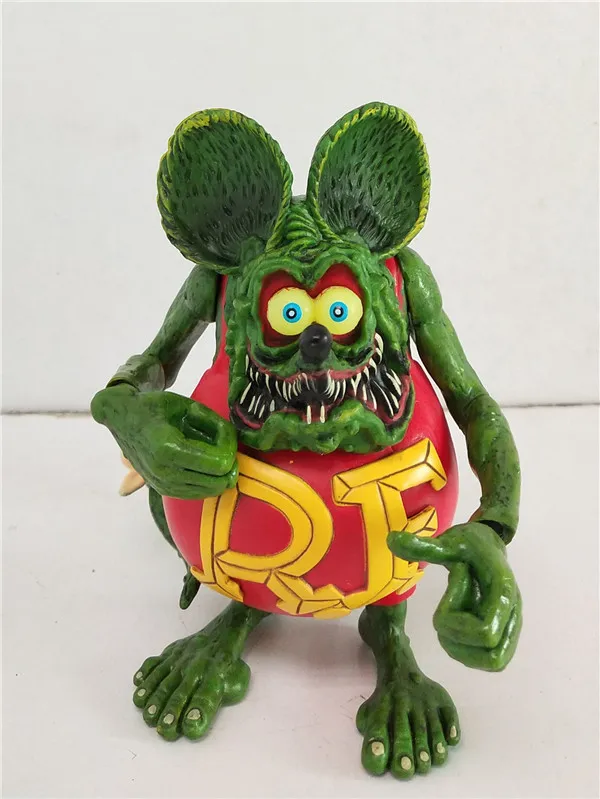 12 см твердая ПВХ панк RF крыса Финк экшн фигурка шарнирные куклы руки могут