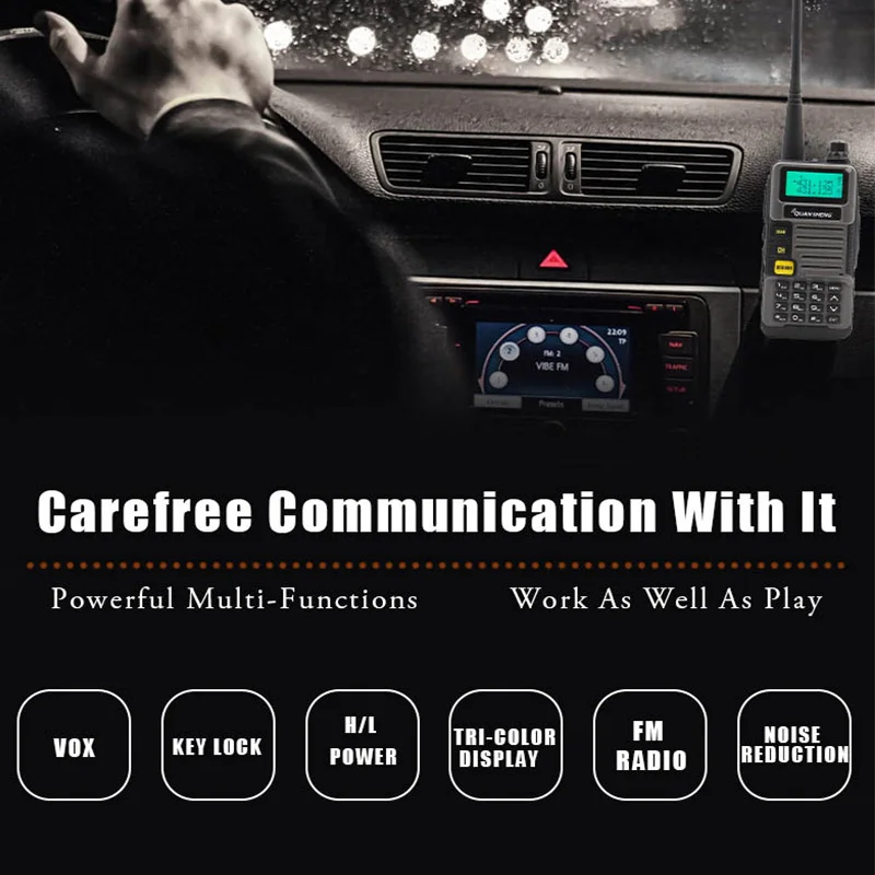 Ham Radio for Hunting UV-R50-2 Quansheng 5W Dual Band VHF UHF 136-174Mhz/400-520Mhz Walkie Talkie | Мобильные телефоны и