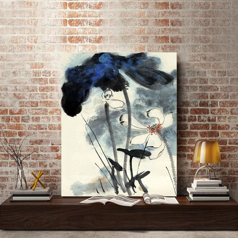 Китайские древние чернила художественная живопись по номерам горный всплеск