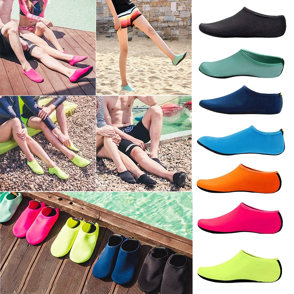 Uni Water Non-Slip Sneaker Shoes Swimming Diving Socks Summer Aqua Beach Sandal Flat Shoe Seaside Socks Slipper for Men Women