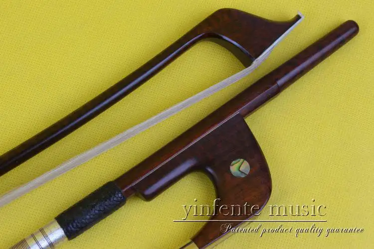 

Upright Double Bass Bow nice Snakewood Natural Bow Hair German Bow 4/4