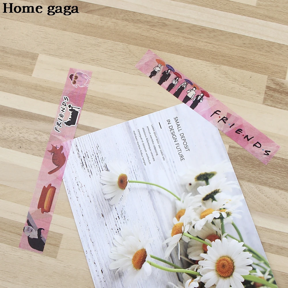

DB195 Homegaga 15mmX5m TV Show Cartoon Cute Decoration Tape Paper Washi Tape Creative Scrapbooking Stationary School Supplies