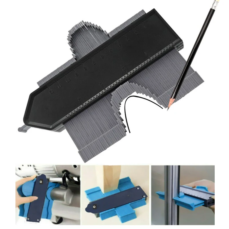 Самоблокирующийся профиль копировальный Калибр контурный Калибр Дубликатор стандартный " Ширина древесины маркировочный инструмент плиточный ламинат плитки общие инструменты