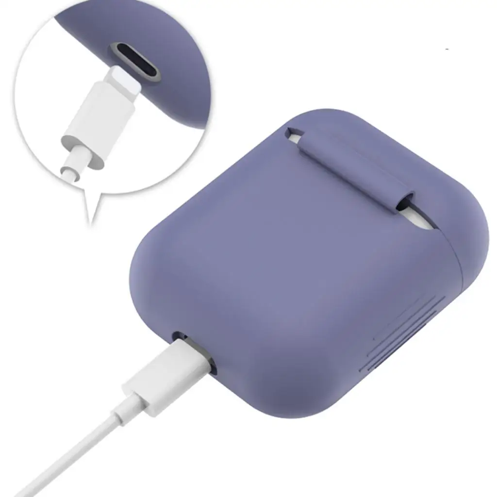 Чехол для наушников для Apple AirPods 1 2 силиконовый чехол Беспроводная Bluetooth сумка для наушников Защитный для AirPod Air pods Тонкий чехол