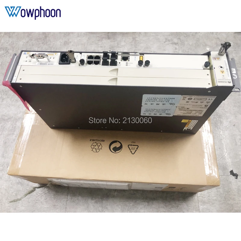 Huawei Мини 19 дюймов MA5608T GPON или EPON OLT 2U высота (шасси + 1 * MCUD MPWC) без каких-либо службы