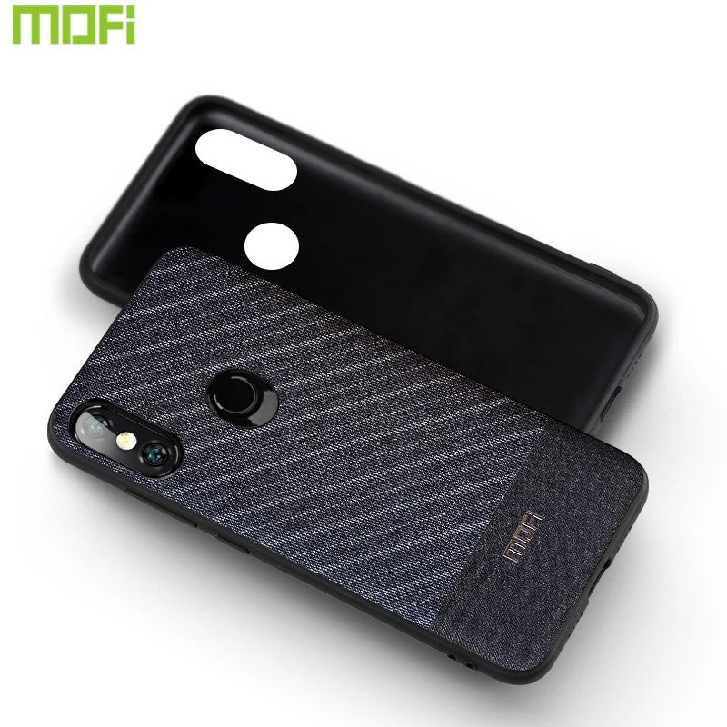 Чехол для Xiaomi Redmi Note 6 Pro чехол Mofi из ткани деловая ткань темно-ручная работа