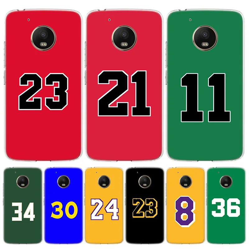 Баскетбол 23 24 чехол для телефона Motorola Moto G8 G7 G6 G5S G5 E6 E5 E4 плюс G4 играть ЕС мощности