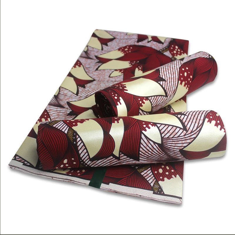 

2020 Cheapest Price Best Quality African Fashion Golden Wax Fabrics Nigerian Golden Ankara Printed Wax Materials 6 Yards/pcs