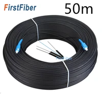ftth fiber optic drop cable sc upc 30m50m single mode simplex outdoor optical fibre optic drop cord fibra optica