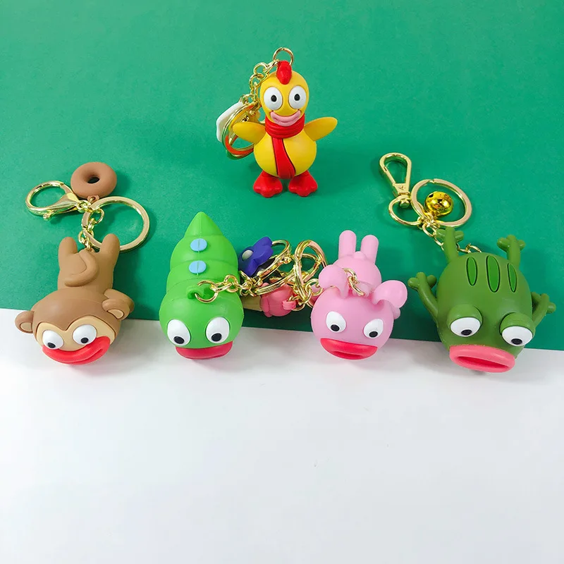 Милый большой рот брелок для ключей женщин Очаровательная подвеска сумок