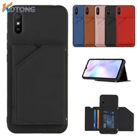 luxury retro leather case for xiaomi redmi note 10 9 9s 9a 9c 9t power pro max k40 gaming edition with card pocket phone cases
