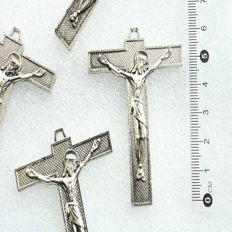 Большой размер медаль для Православной Церкви с Иисусом подвеска Креста