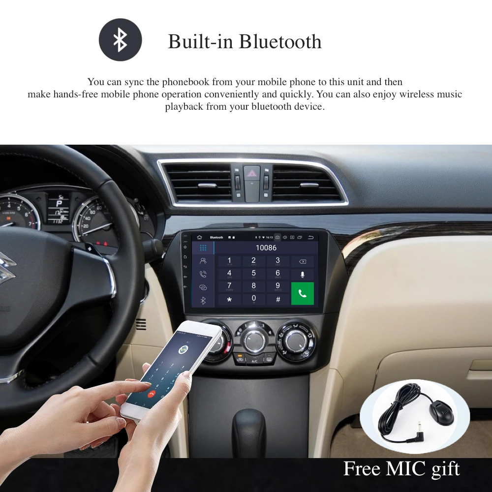 Android 9 0 автомобильное радио 2 Din GPS для Suzuki Ciaz Alivio 2016 2017 2018 PX6 DSP IPS HDMI 4 Гб + 64 RDS WIFI USB BT