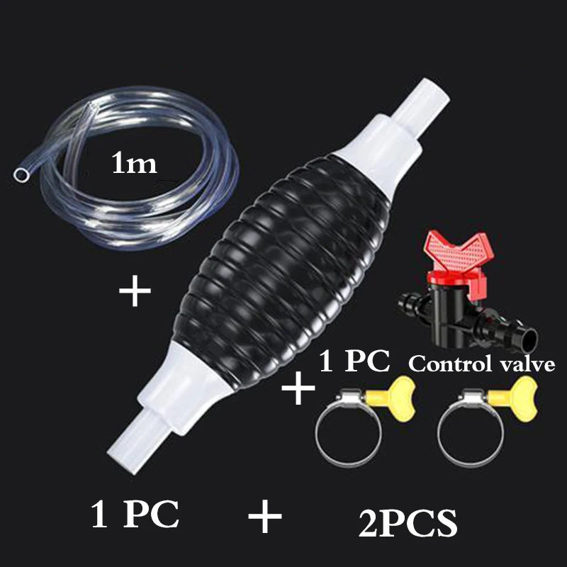 2020 New Useful Fuel Liquid Transfer Pump Manual Hand Suction Oil Water Petrol Diesel Pipe | Инструменты