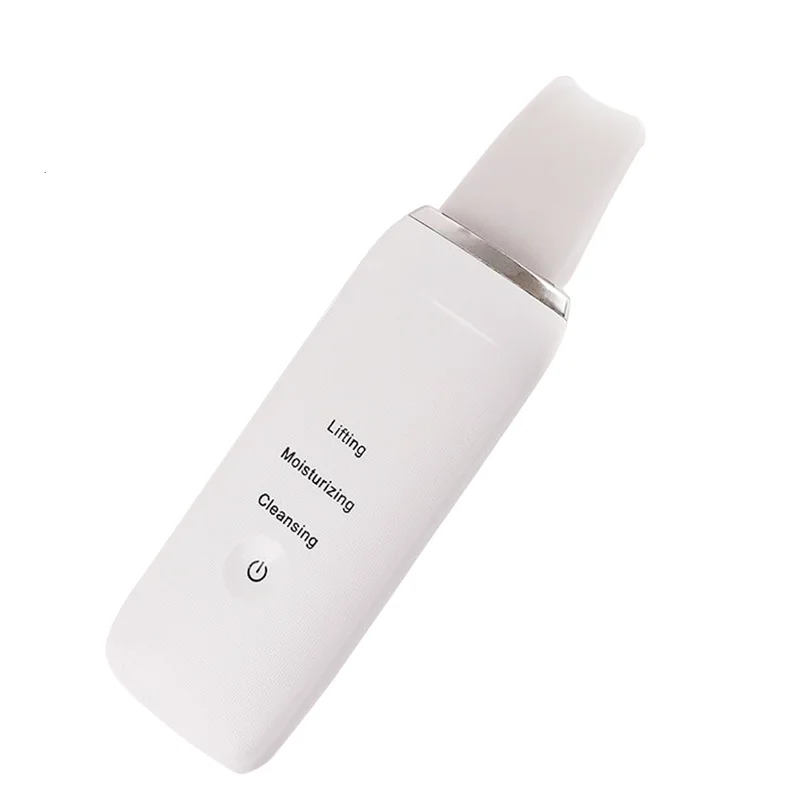 

Ultrasonic Skin Scrubber Face Deep Cleaning Machine Remove Blackhead Acne Pimple Face Peeling Shover Ion Vibrating Lifting Tools