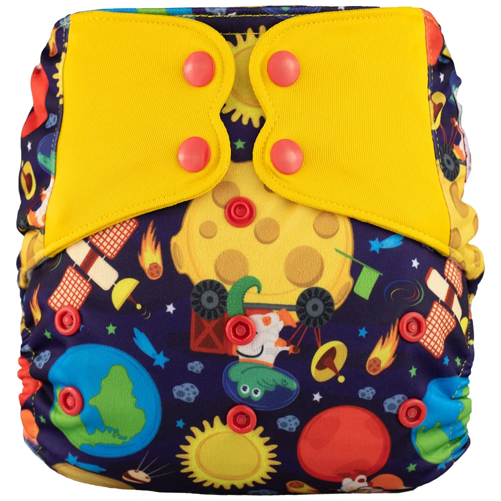 C01Y84 ElfDiaper, Новое поступление, подгузники, без карманов, моющиеся, детские подгузники, ткань, подгузники - Цвет: C01Y84