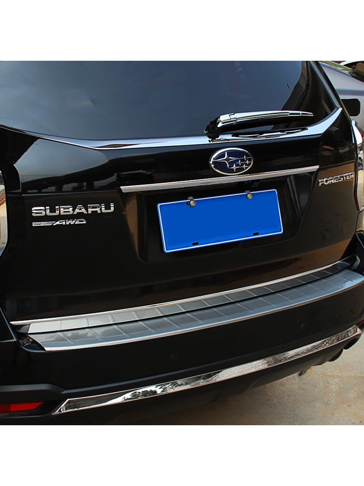 Нижняя крышка задней двери для Subaru Forester 2013 2018 молдинговая отделка задняя дверь из