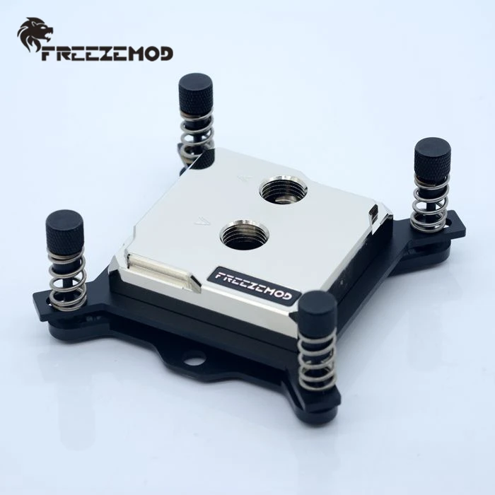FREEZEMOD Intel cpu pc кулер для воды блок полный Мател латунная Базовая пластина струйный канал Высокое качество для 1151/115X/2011. INTEL-JB6T