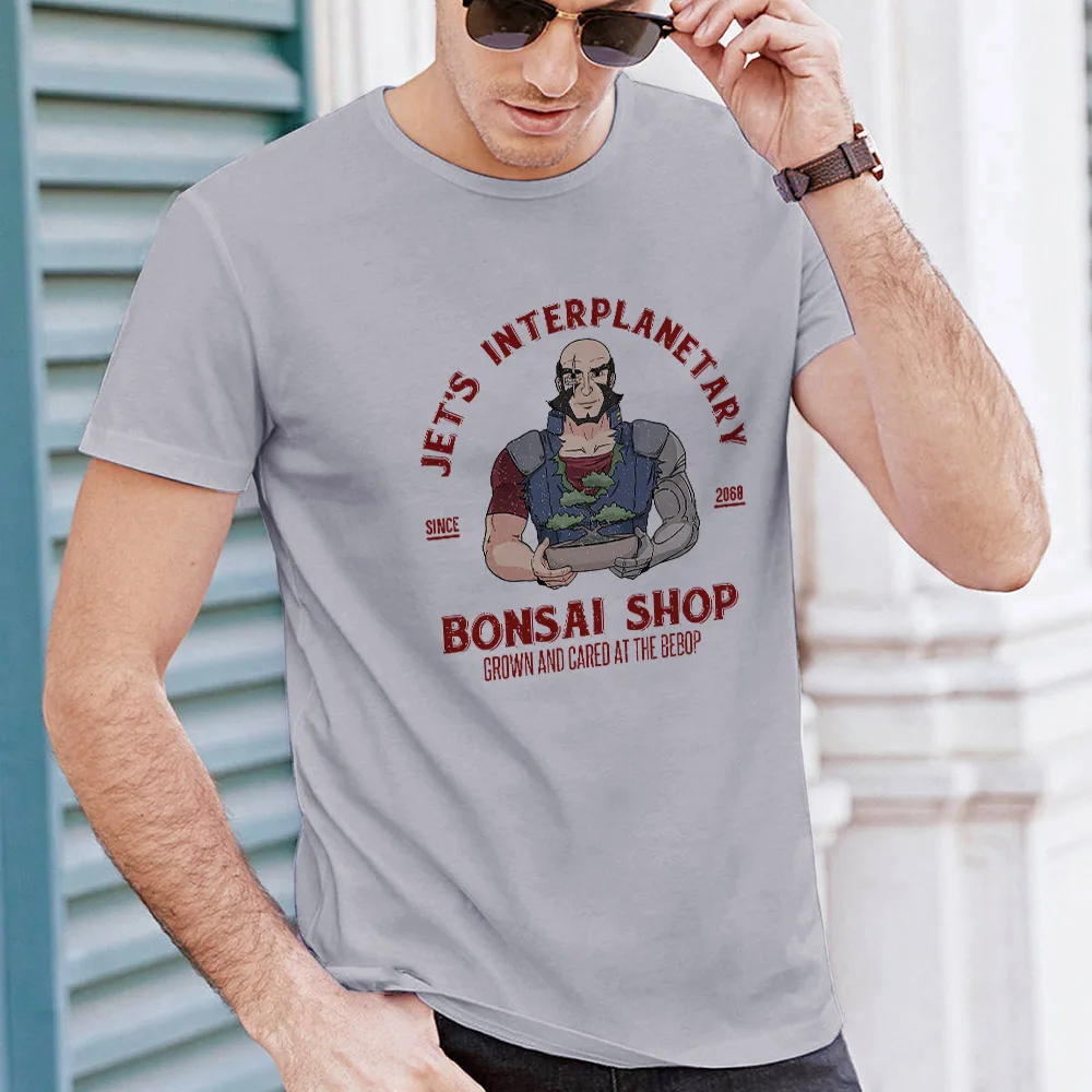 

Summer Streetwear Men TShirt Funny Print Bonsai Shop Plus Size Top Short Sleeve O Neck Rogue Fashion Casual Harajuku Tshirt Male