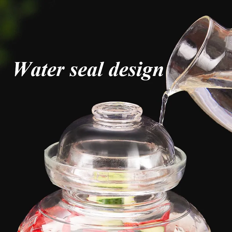 Сычуань Китай (материк) травления солений банку утолщаются прозрачная Стекло