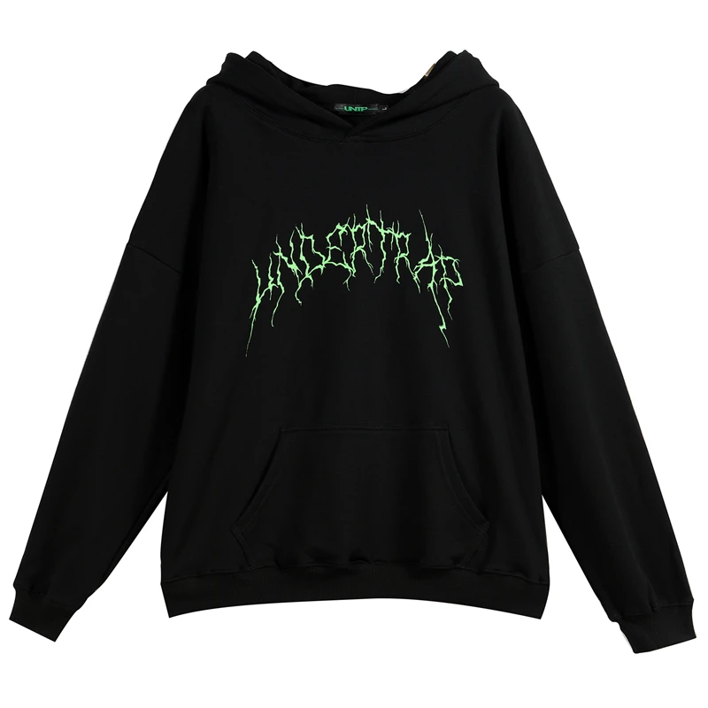 Мужская толстовка с принтом скелета уличная Толстовка в стиле хип-хоп Осень-зима