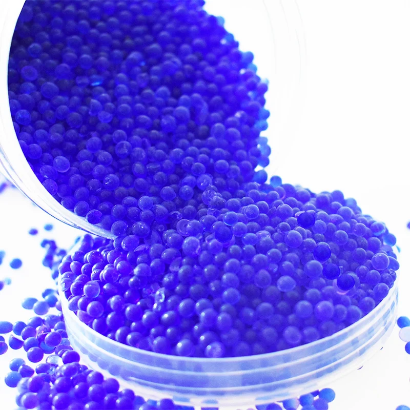

Blue discolored silica gel desiccant 3-5mm transformer machinery and equipment electronic products moisture-proof beads