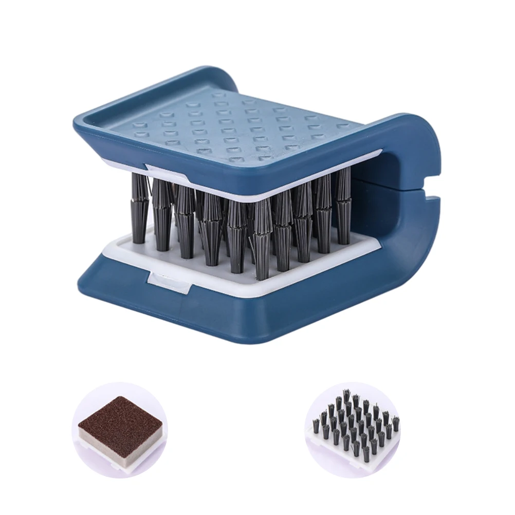 

Foldable Kitchenware Cleaning Brush U-shaped Dinner Plate Cleaning Sponge Brush Replaceable Brush Head Kitchen Gadgets Brush