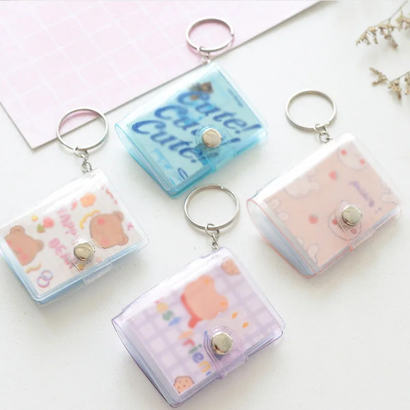 

Jelly Color Photo Album for Mini Card Photo Sticker Album Mini Photo Album Photos Instax Album Transparent Glitter Card Holder