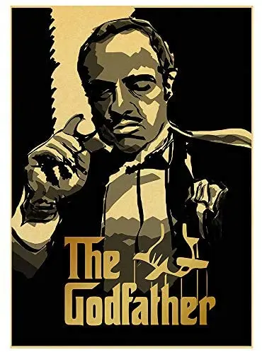 

Винтажный металлический жестяной знак крестного отца, Настенный декор для баров, ресторанов, кафе, пабов 12x8 дюймов