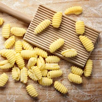 wooden pasta machine macaroni board spaghetti pasta gnocchi boards maker cutter kitchen tool baby food supplement molds