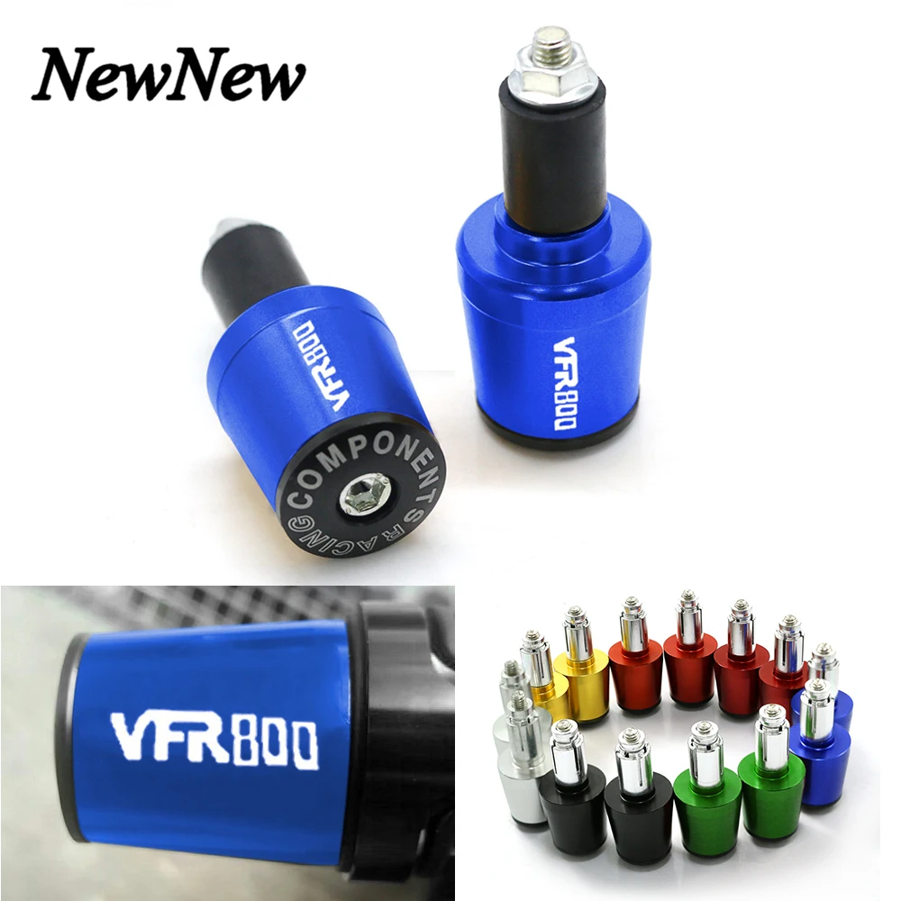 

For HONDA VFR800 VFR 800 VFR800F Motorcycle Accessories 7/8"22MM CNC Handlebar Grips Handle Bar Hand Grip End Cap Plugs Cover