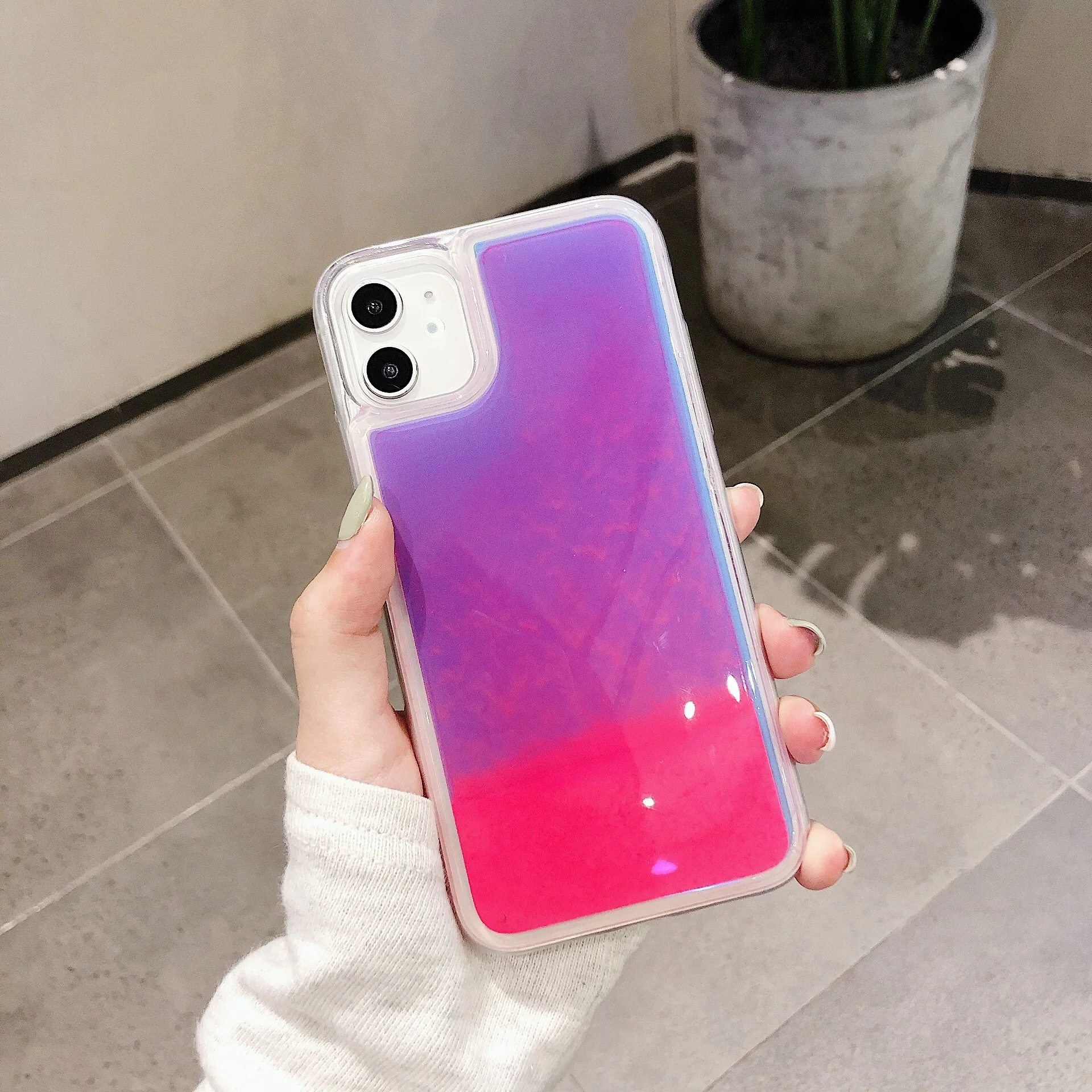 

Luminous Quicksand Funda for Huawei P40 Pro P30 Lite Mate 30 Y5P Y6P Nova 7 6 SE 5i Liquid Sand Phone Case TPU Shockproof Cover