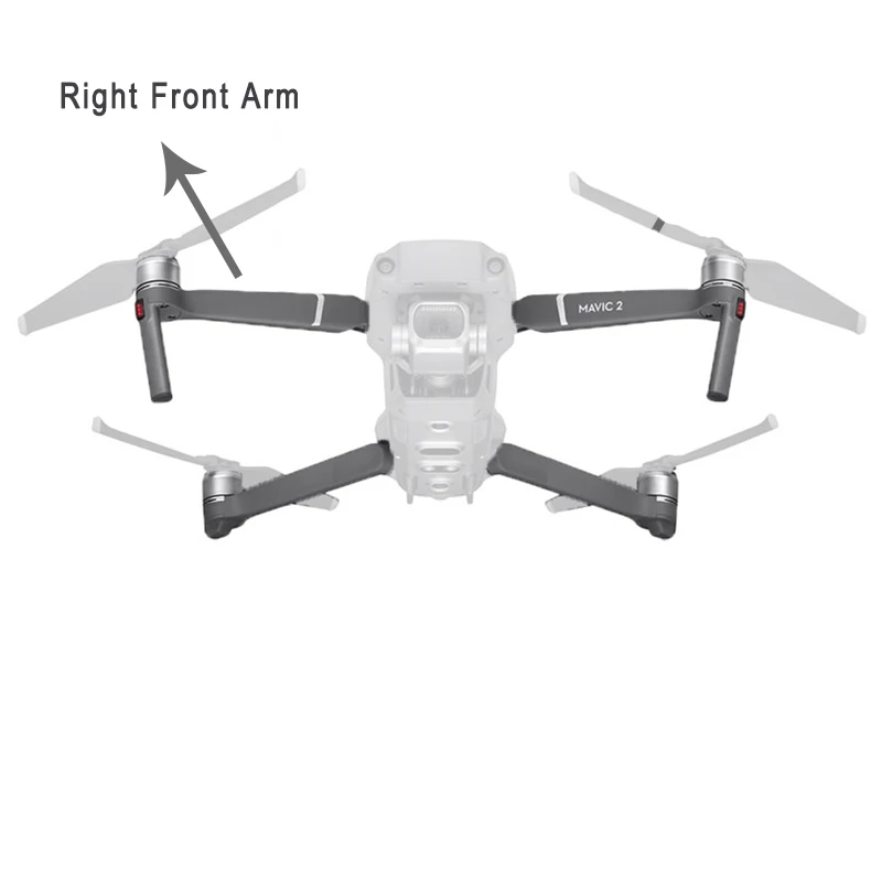 Сменные рукоятки для DJI Mavic 2 с мотором для DJI Mavic 2 Pro& Zoom,, новинка - Цвет: Right Front