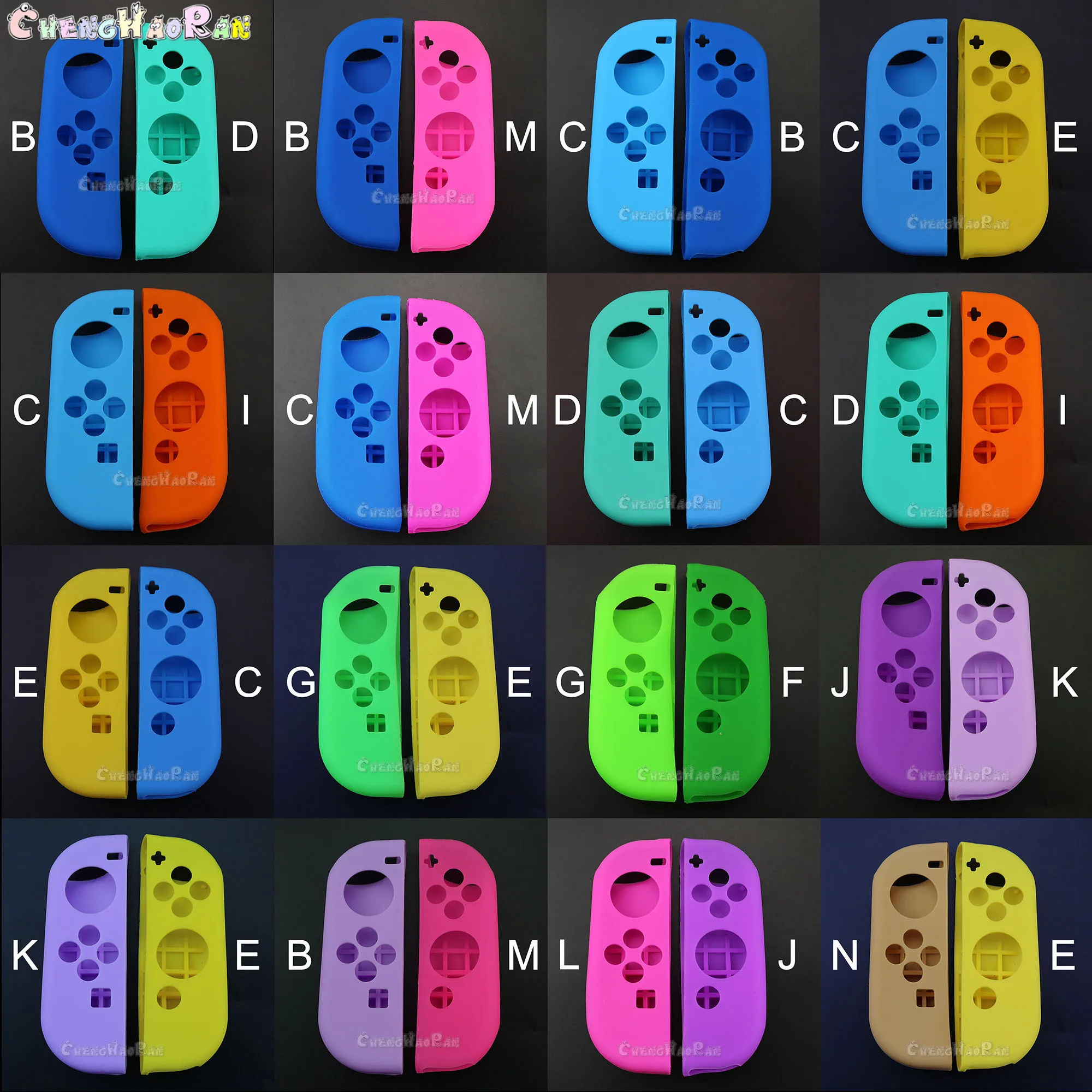 1 пара Силиконовый Резиновый облегающий чехол Крышка Для Nintendo Switch Joy Con левый