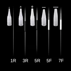 50 шт. традиционные иглы брови и советы для перманентного макияжа мануального татуажа бровей, брови татуировки ручка