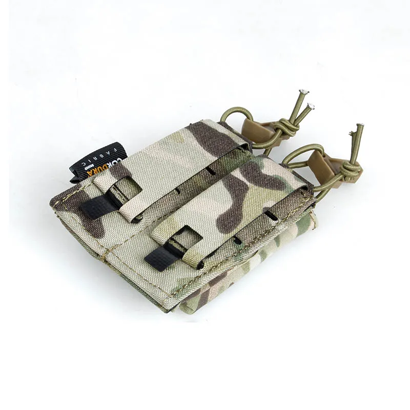 TMC 9 мм открытая верхняя двойная сумка для хранения пистолета магнитная Сумка Molle