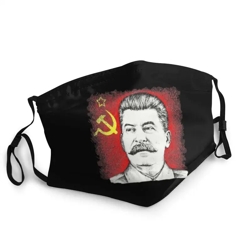 

Советского Союза лидер Сталин лицевая маска унисекс CCCP СССР коммунистической маска с флагом пыле защитный респиратор муфельная печь