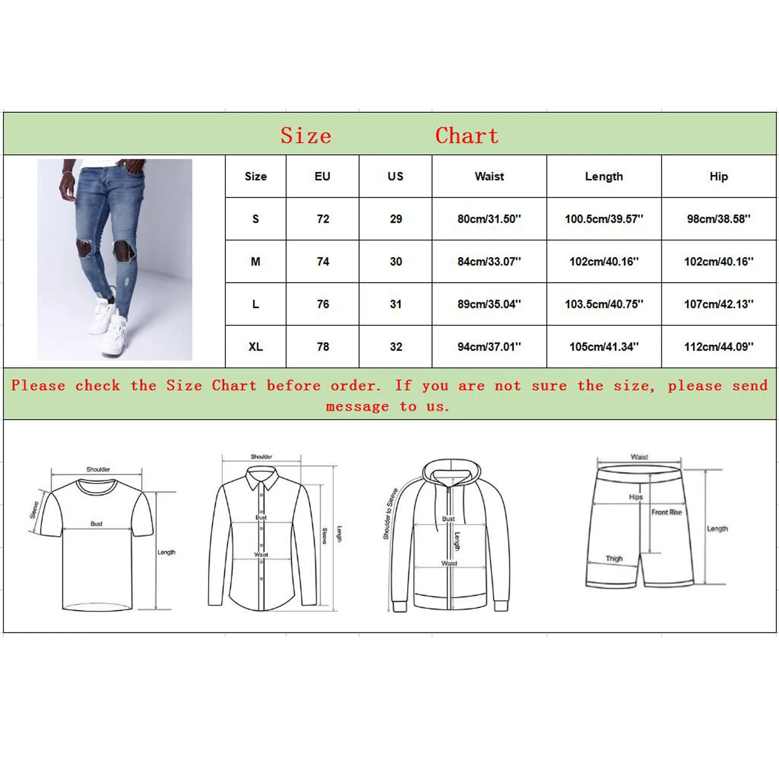 

Summer New Skinny Ripped Jeans Men's Sports Hip-hop Pencil Pants Bodybuilding Design Casual Trendy Print Slim Denim Pants #t3g