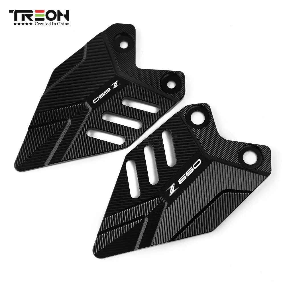 

TREON For Kawasaki NINJA650 Z650 z ninja 650 Motorcycle Footpeg Footrest Front Brake Cylinder Heel Plates Guard Protector