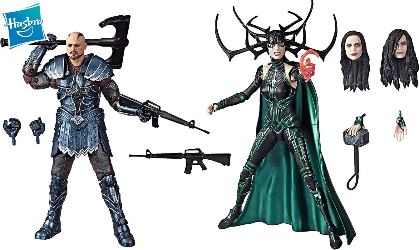 HASBRO Marvel 80-я годовщина легенды серии 2шт Фильм Тор Ragnarok богиня смерти Hela Skurge экшен