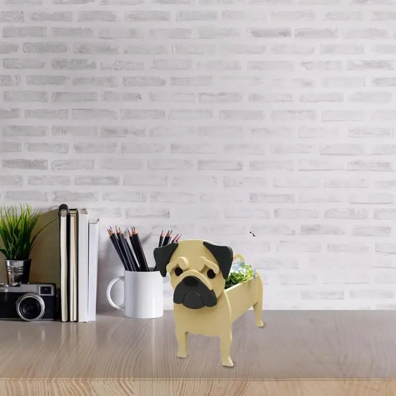 

Dog Shaped Flower Pot Cartoon Animal Succulent Pot for Home Garden Decoration