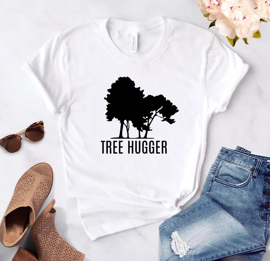 

Tree Hugger Women tshirt Cotton Casual Funny t shirt Gift For Lady Yong Girl Top Tee 6 Color Drop Ship S-977