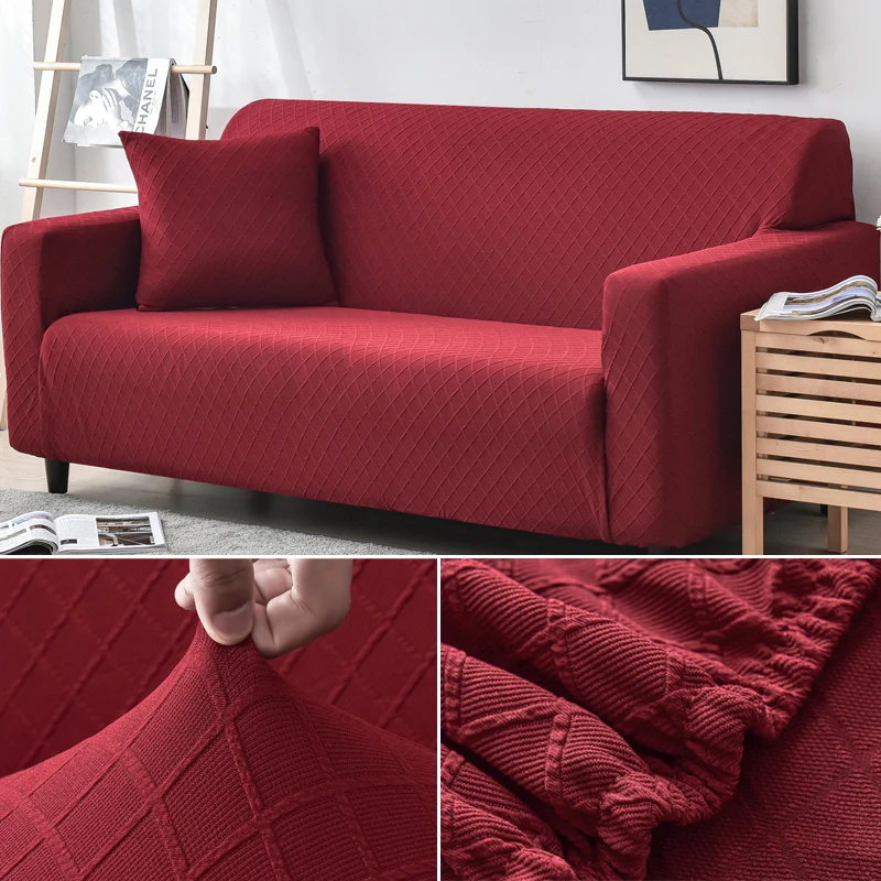 

Thick Elastic Sofa Cover for Living Room 1/2/3/4 Seater Corner Sofa Couch Cover Slipcover Jacquard Case for Sofa Armchair