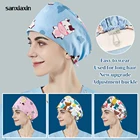 Диетолог скрабы шапка Регулируемая пряжка Pet Уход за лошадьми животных печати скрабы Рабочая Кепки с Sweatband, высокое качество, оптовая продажа