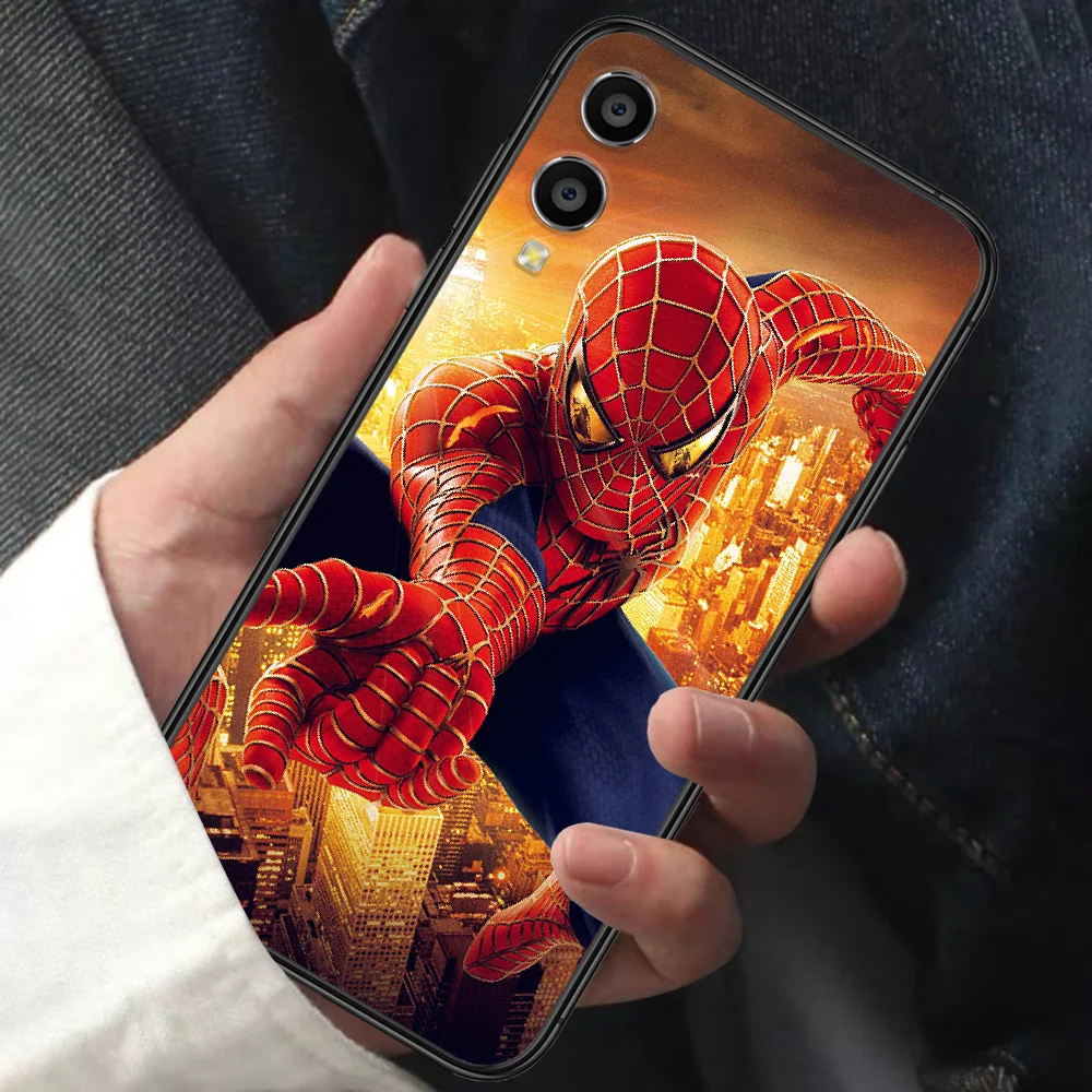 

SuperHero Spiders-Man Phone Case For HUAWEI Honor 6 7 8 A S 9 X Mate 10 20 30 i Lite Pro Y7 2019 black Prime Soft Funda Painting