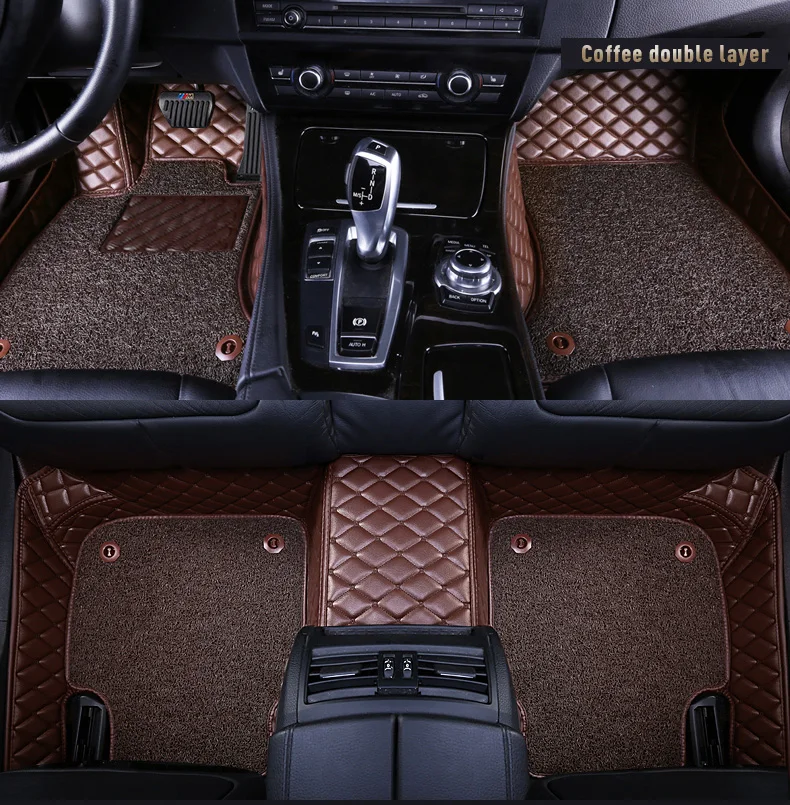 luxury Coffee Водонепроницаемые автомобильные коврики для Great wall Haval H1 H2 H3 H5 H6 H9 Cool bear, автомобильные аксессуары - Название цвета: luxury Coffee