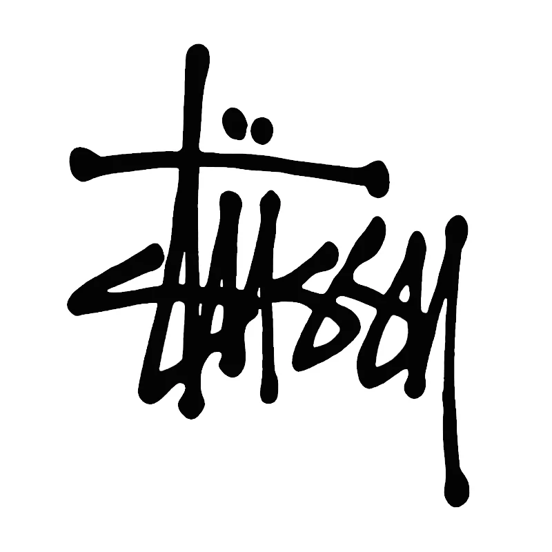 

Fuzhen Boutique Decals Exterior Accessories Interesting Art Pen Words Stussy Logo Sticker for Car Stickers Motorcycle Decal