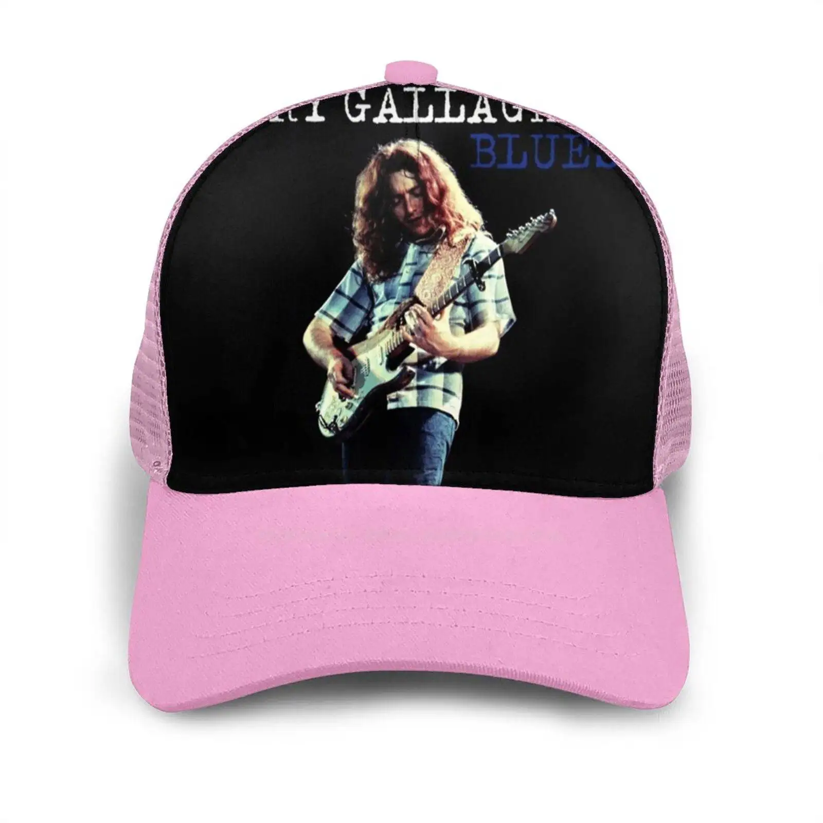 

Trending Music Guitarist Rory G Curved Edge Mesh Baseball Cap Rory Gallagher Music Band Ngeten Logo Tour 2020