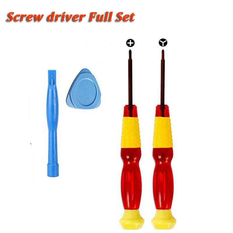 Screw driver full se 3D Джойстик для NS Joy Con shand переключатель левый и правый аналоговые палочки Замена для Joy Stick Аксессуары для ремонта регулятора+ Инструменты - Цвет: Screw driver full se